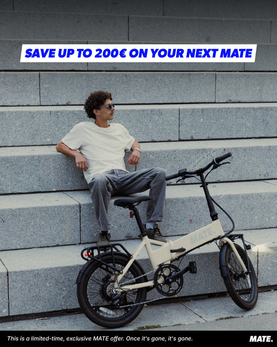 Save up to 200€ on your next MATE E-bike